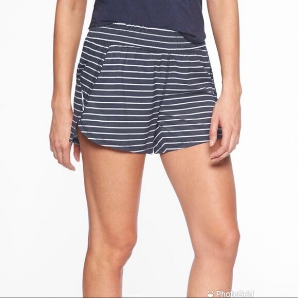 Athleta Print Racer Run Shorts - Picture 1 of 6